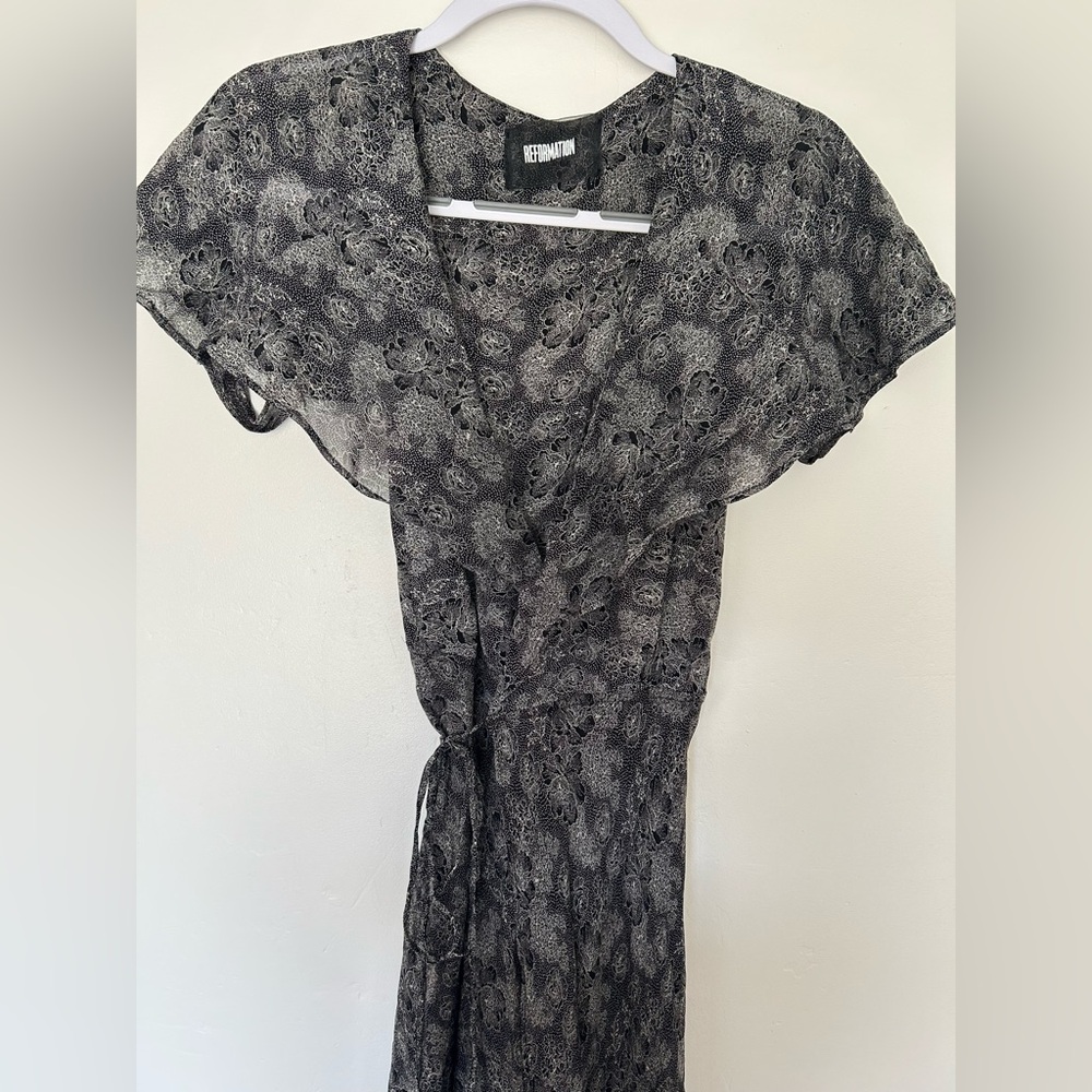 Reformation Wrap Maxi Dress